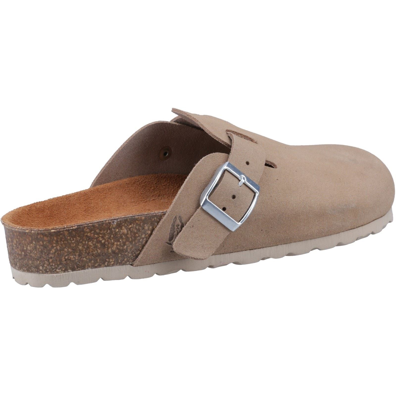 Hush Puppies Bailey Damen Maultiere Aus Wildleder In Taupe