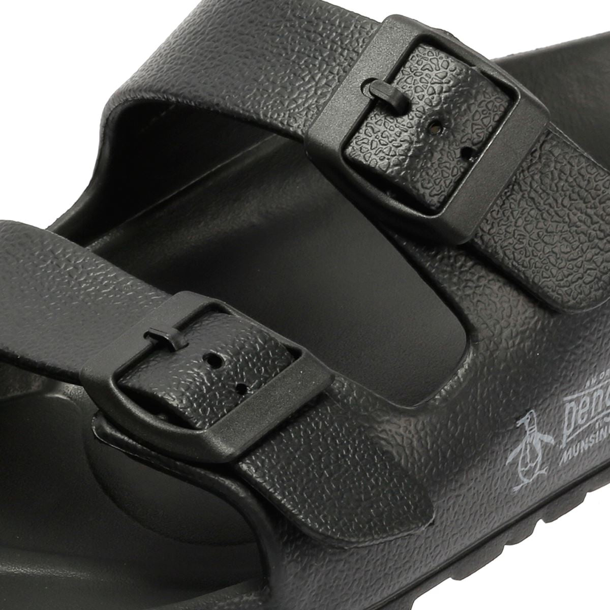 Penguin Eden Herren Schwarze Sandalen