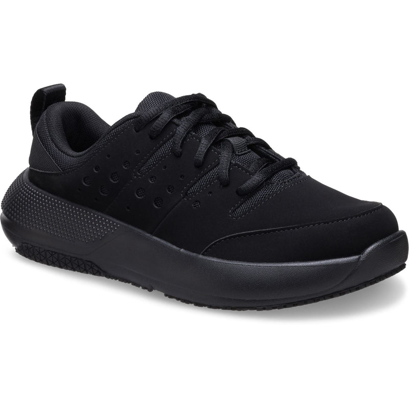 Crocs On the Clock Polyurethan Damen Sneaker In Triple Black