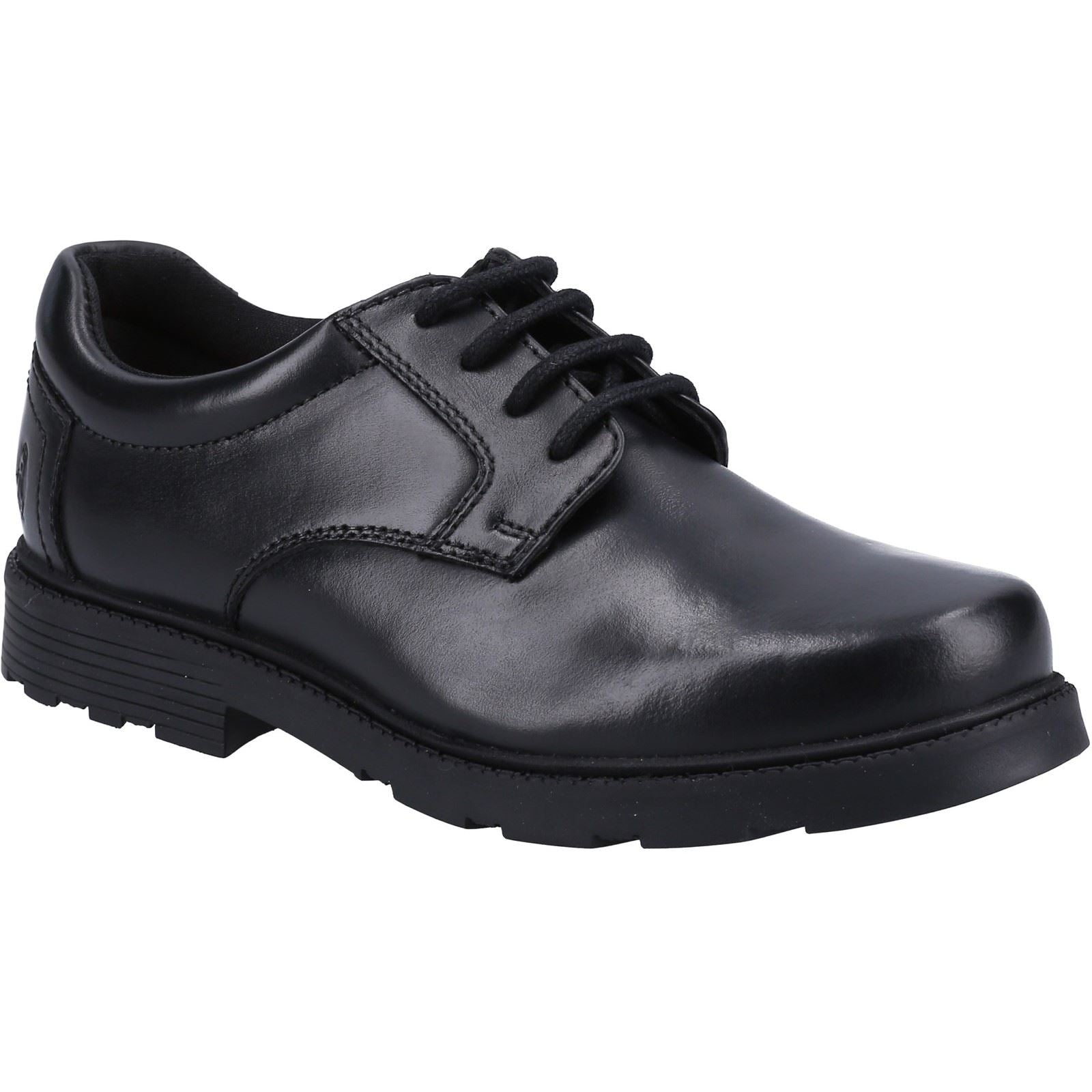 Hush Puppies Oliver SNR Lederschuhe Für Jungen In Schwarz