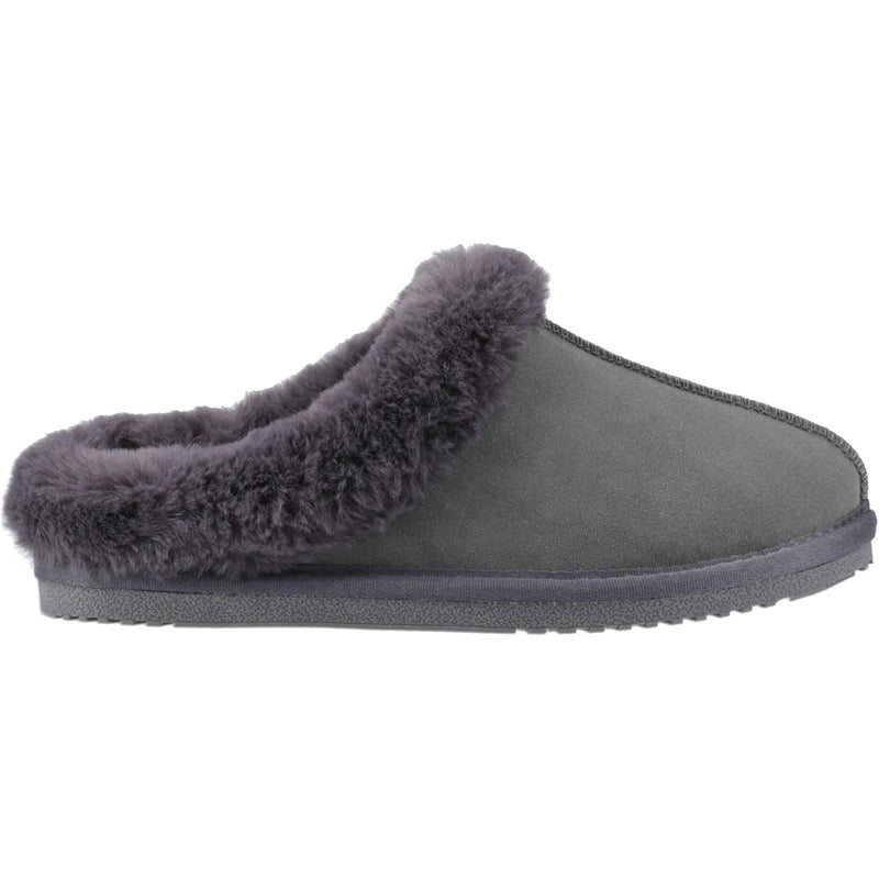 Hush Puppies Amara Damen Hausschuhe aus Wildleder in Grau