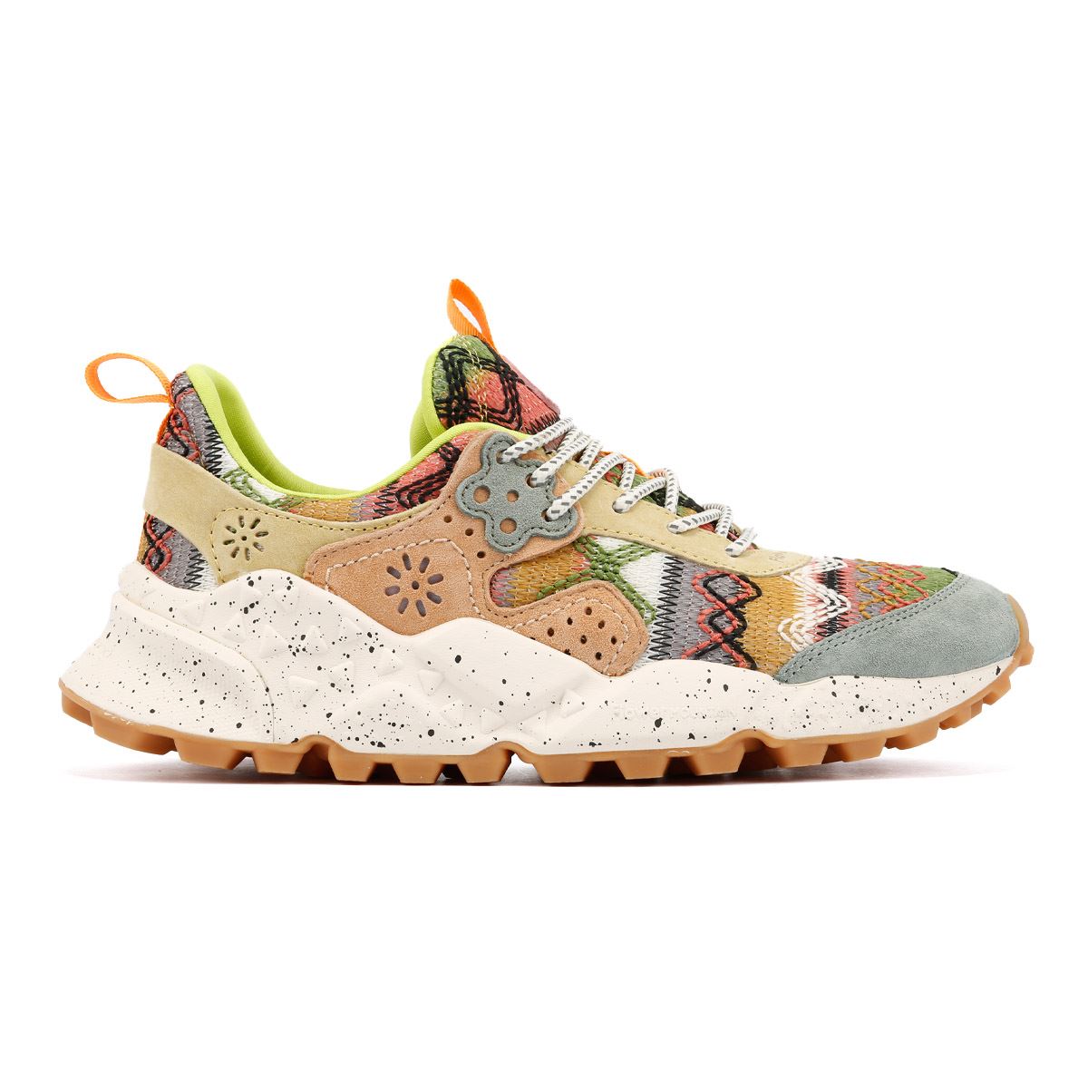 Flower Mountain Kotetsu Damen Grüne Sneakers