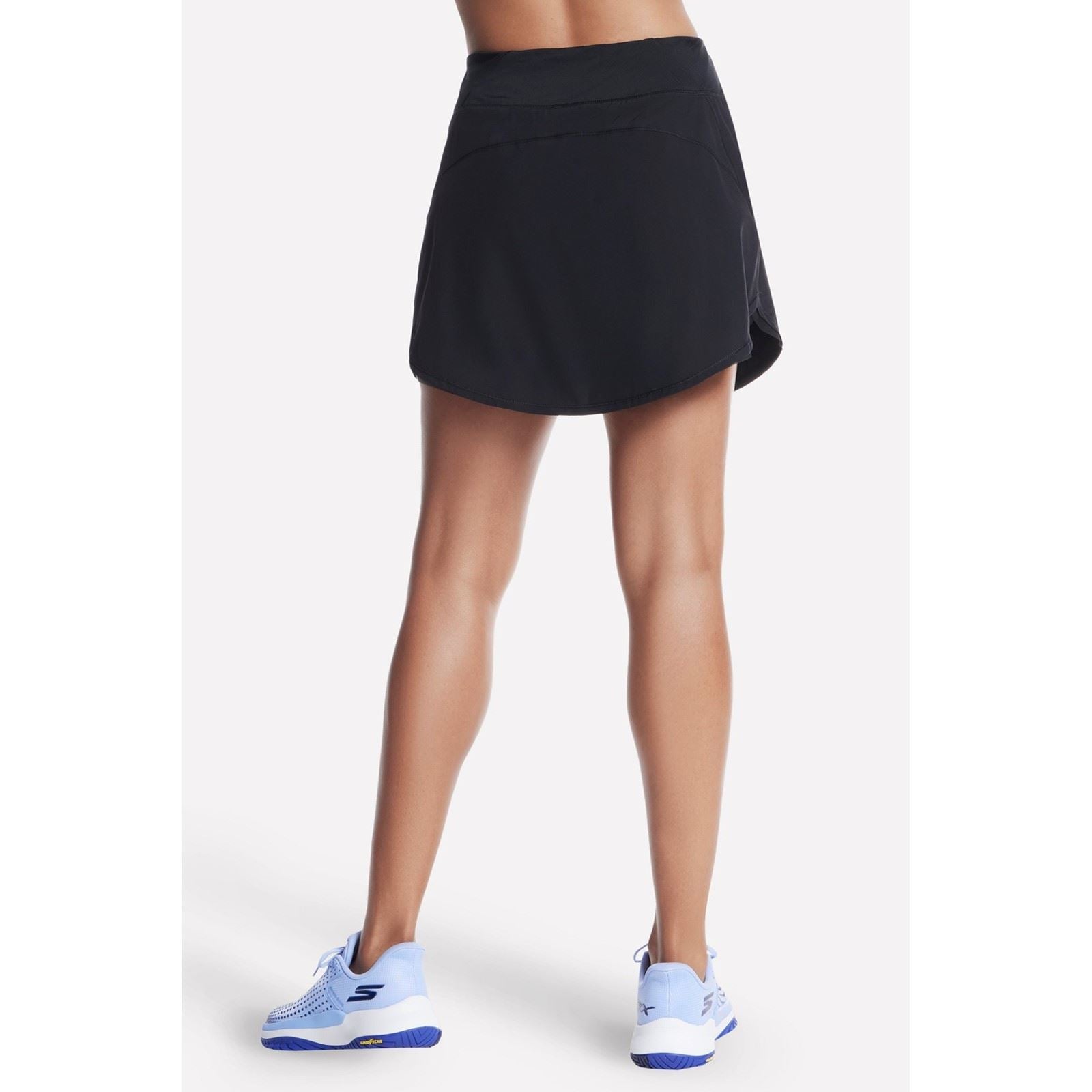 Skechers Performance Court Damen Schwarze Skorts