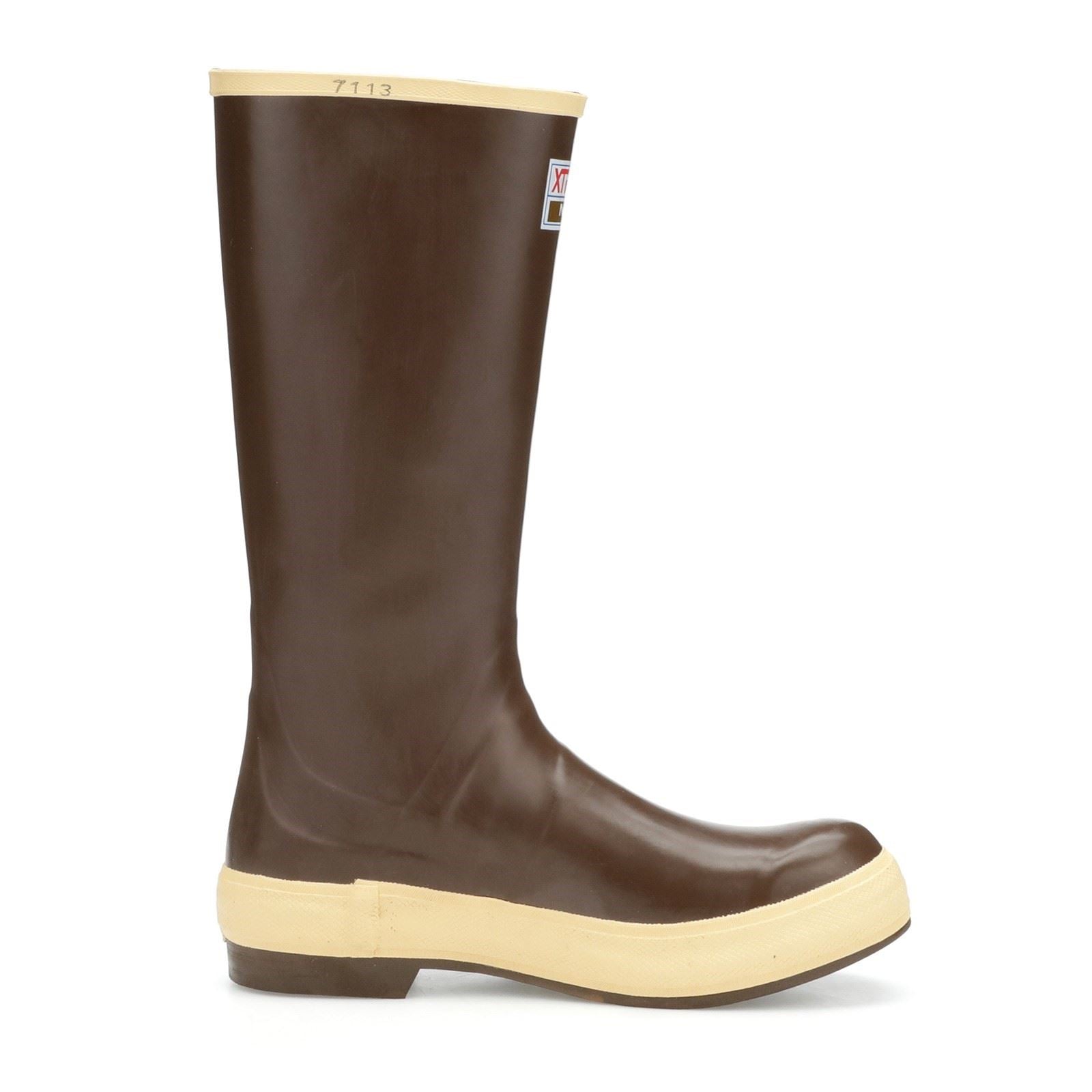 Xtratuf Legacy Fünfzehn Zoll Einfache Zeh Gummi Kupfer/Tan Wellington Stiefel