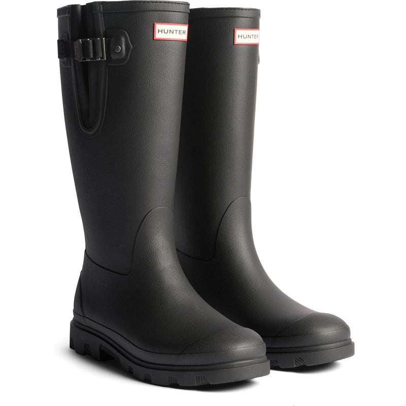 Hunter Field Downpour Adjustable Gummiherren Schwarz Gummistiefel