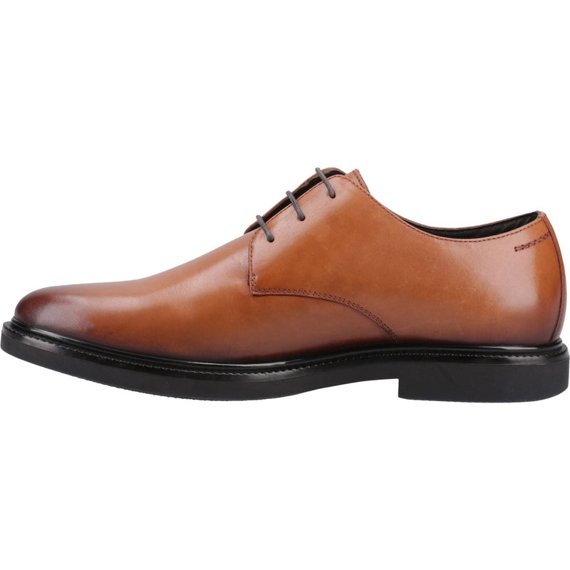 Hush Puppies Kye Herren Lederschuhe In Tan Zum Schnüren