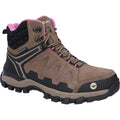 Hi-Tec V-Lite Explorer WP Rindsleder Wanderstiefel Für Damen In Braun/Lila