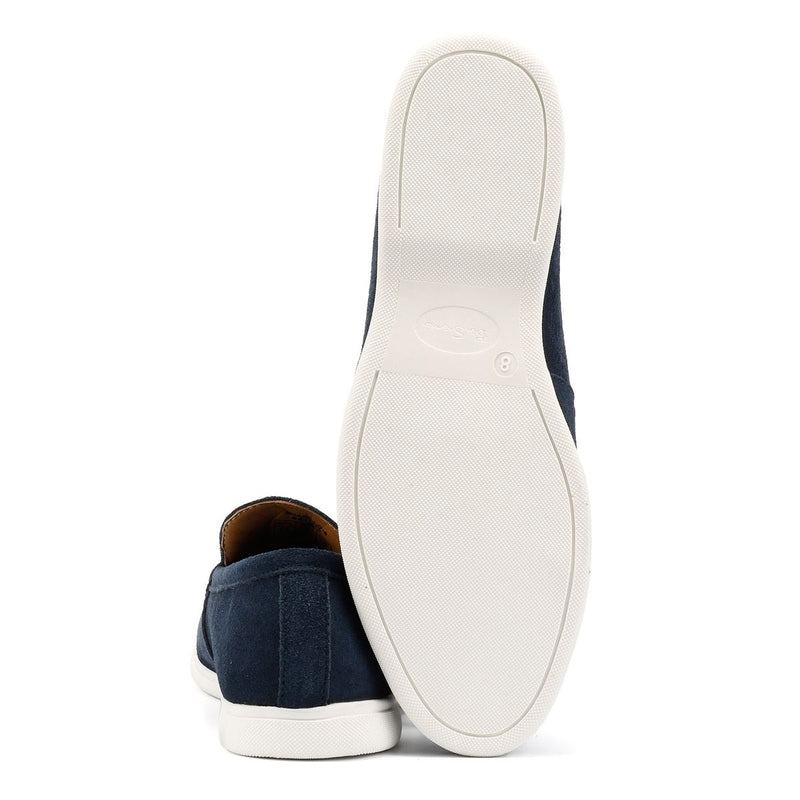 Ben Sherman Amarillo Herren Wildleder Mokassins In Blau