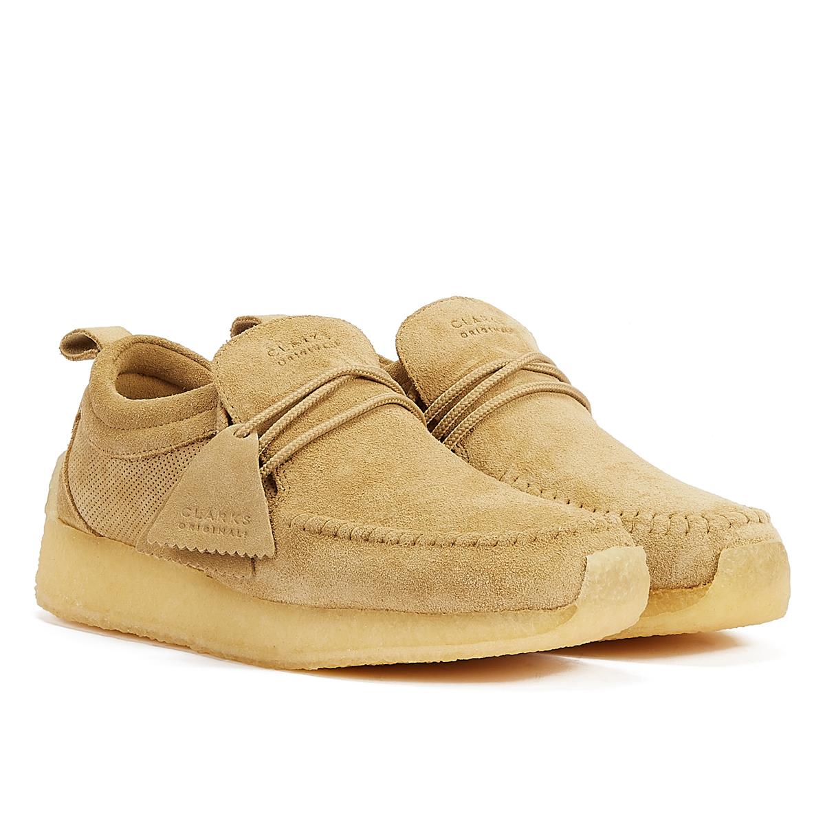 Clarks Originals Maycliffe Wildleder Dunkelsand Herren Schnürschuhe In Braun