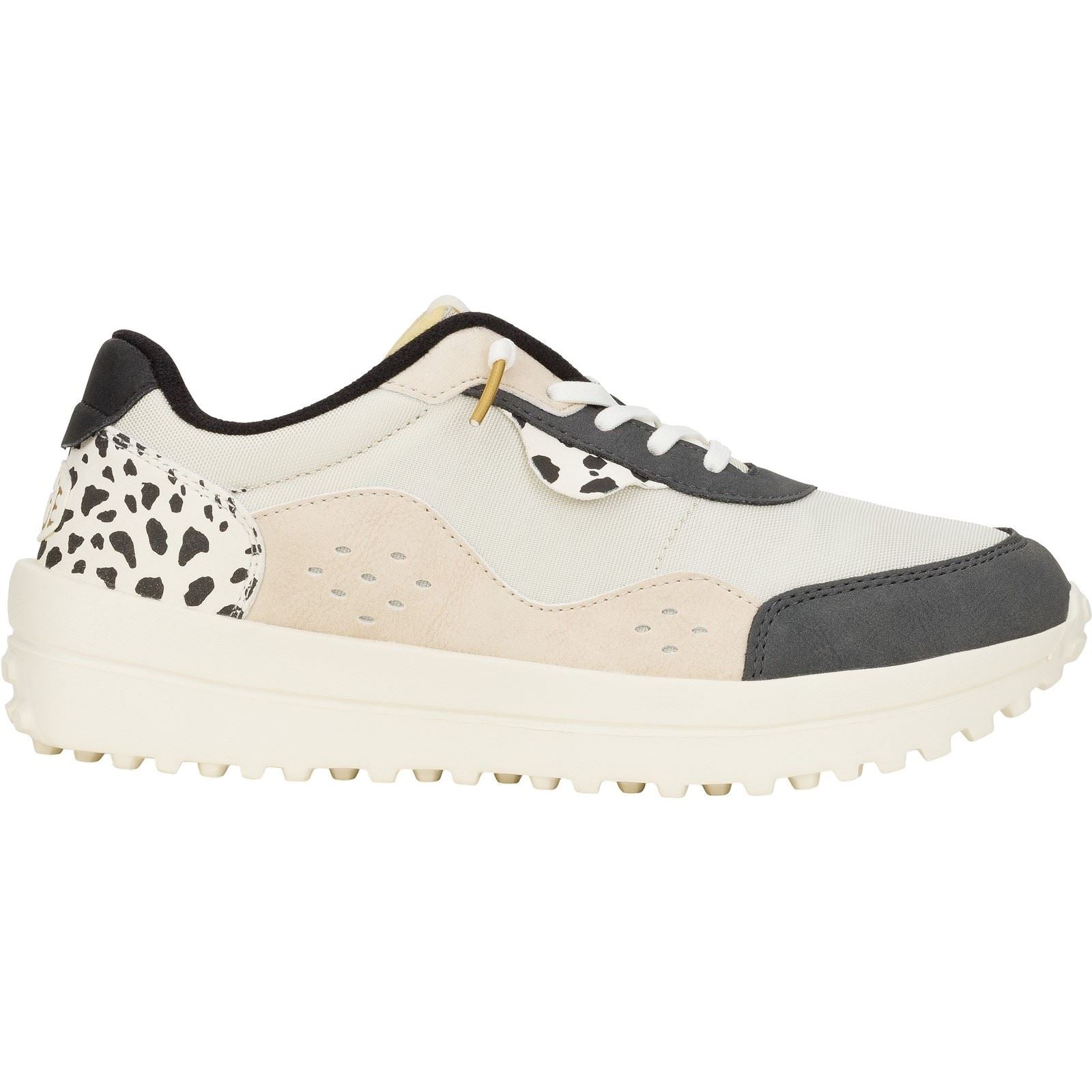 HEYDUDE Hayden Shine Polyester Damen Sneaker In Elfenbein/Multicolor