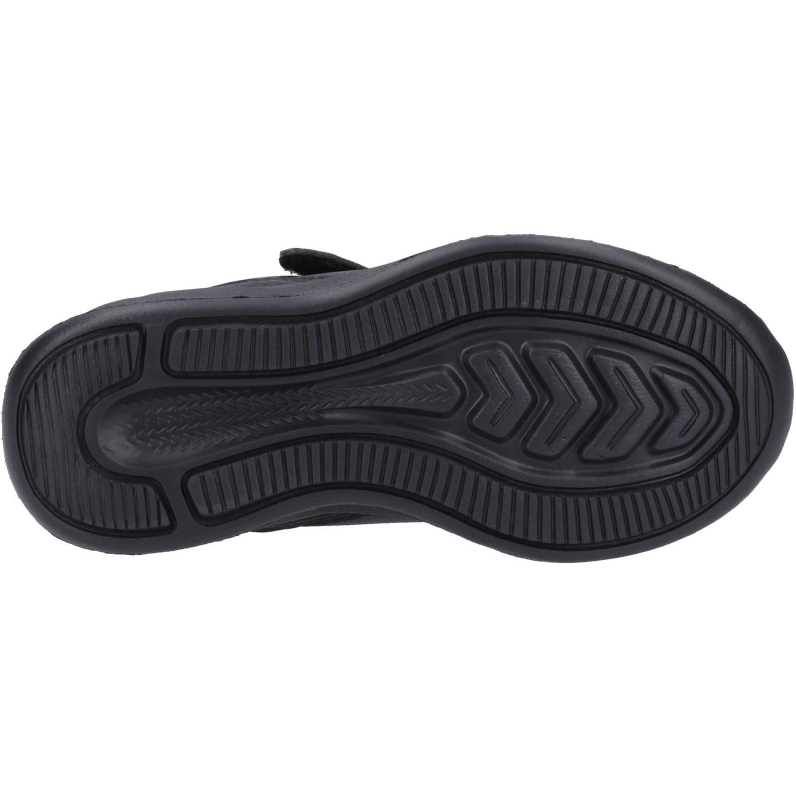 Hush Puppies Marling Bungee Lace Senior Polyurethan Schwarze Schuhe