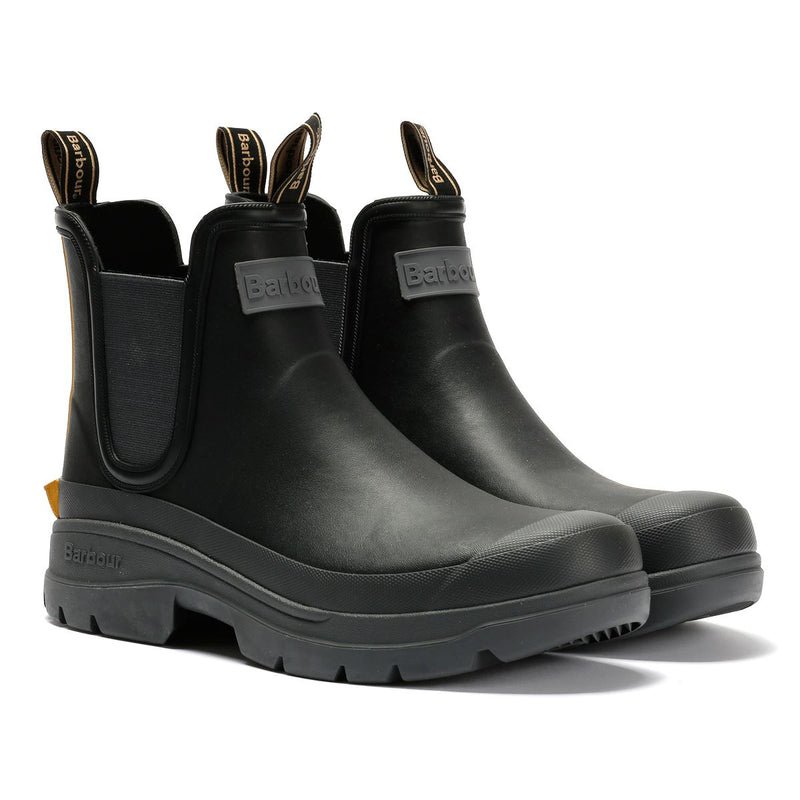 Barbour Nimbus Chelsea Welly Gummiherren Schwarz Gummistiefel