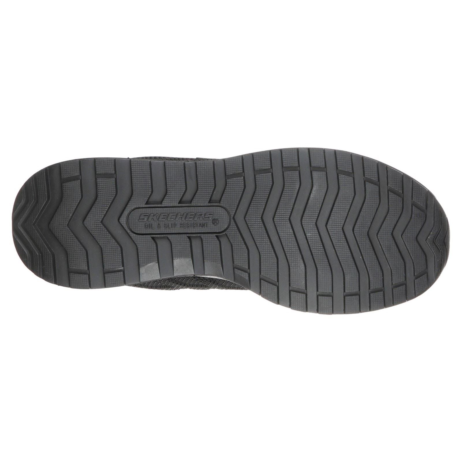 Skechers Workwear Bulklin Ayak Nylon Damen Schwarz/Schwarz Sicherheitssneaker