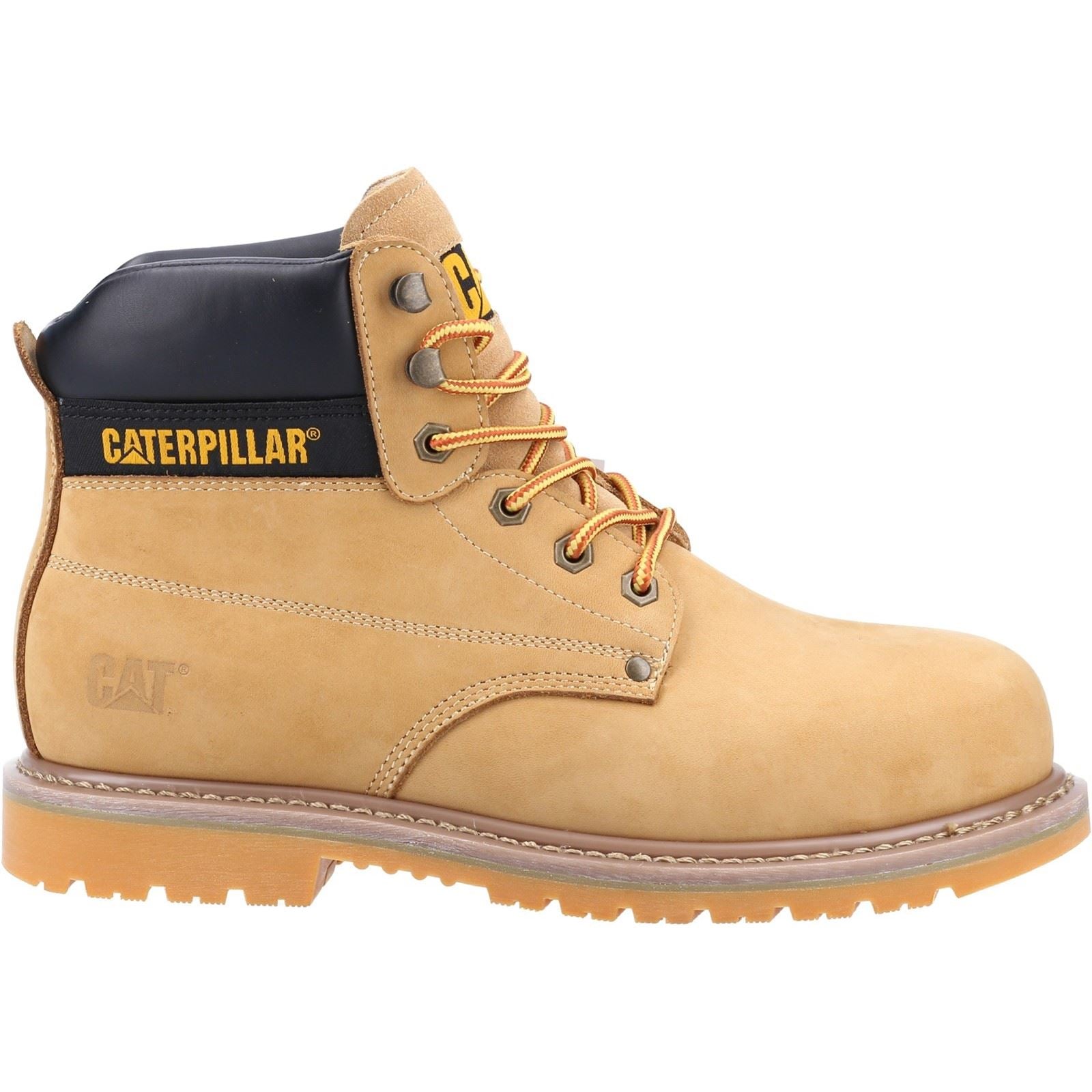 Caterpillar Powerplant S3 Nubuck Honey Sicherheitsstiefel