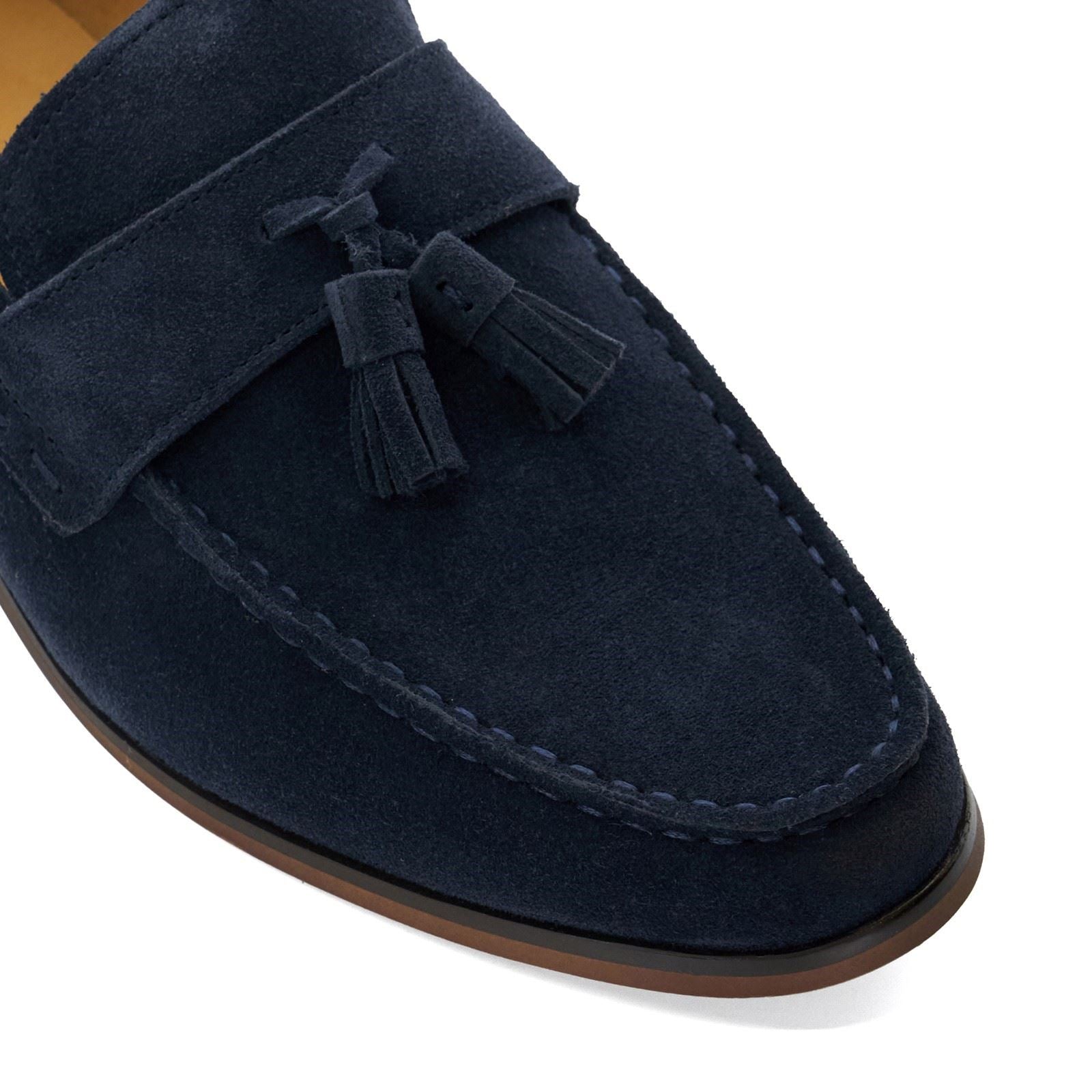 Dune Blaikes Nappaleder Herren Navy Slipper