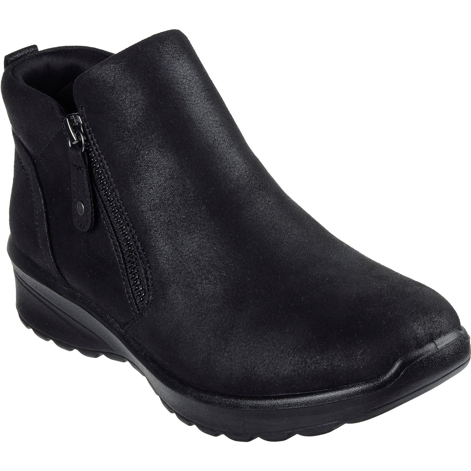 Skechers Lovely Vibe Fall In Bloom Damen Schwarze Farbe Winter Stiefeletten