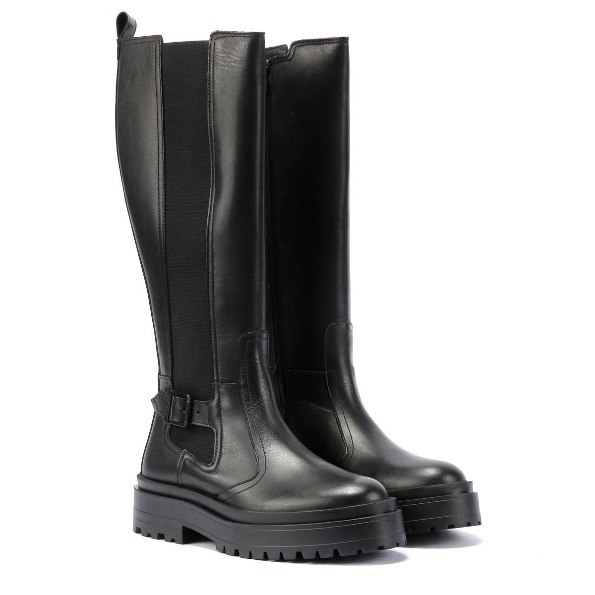 Barbour Alicia Damenlederstiefel In Schwarz