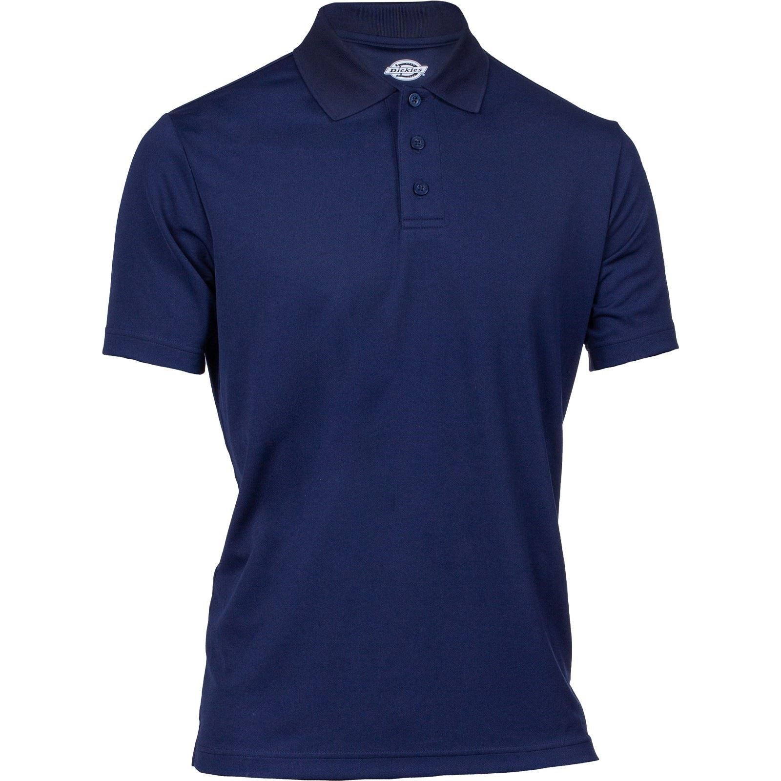Dickies Everyday Polyester Herren Blaues Polohemd