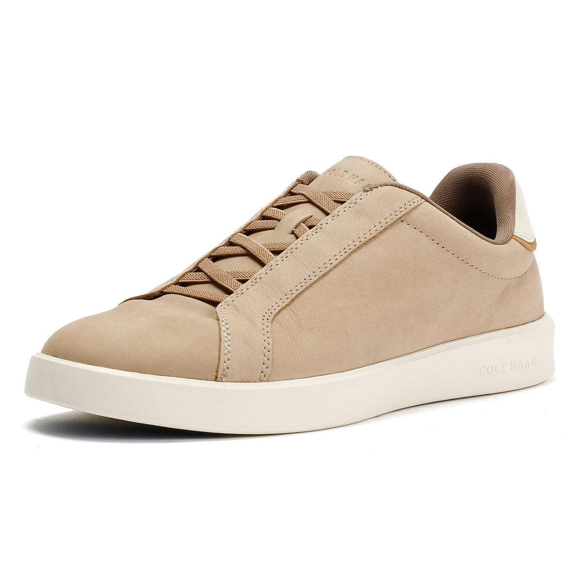 Cole Haan Grand Crosscourt Nubuk Herren Sneakers In Beige