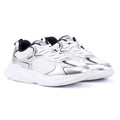 Hugo Leon Tennis Damen Silberne Sneaker