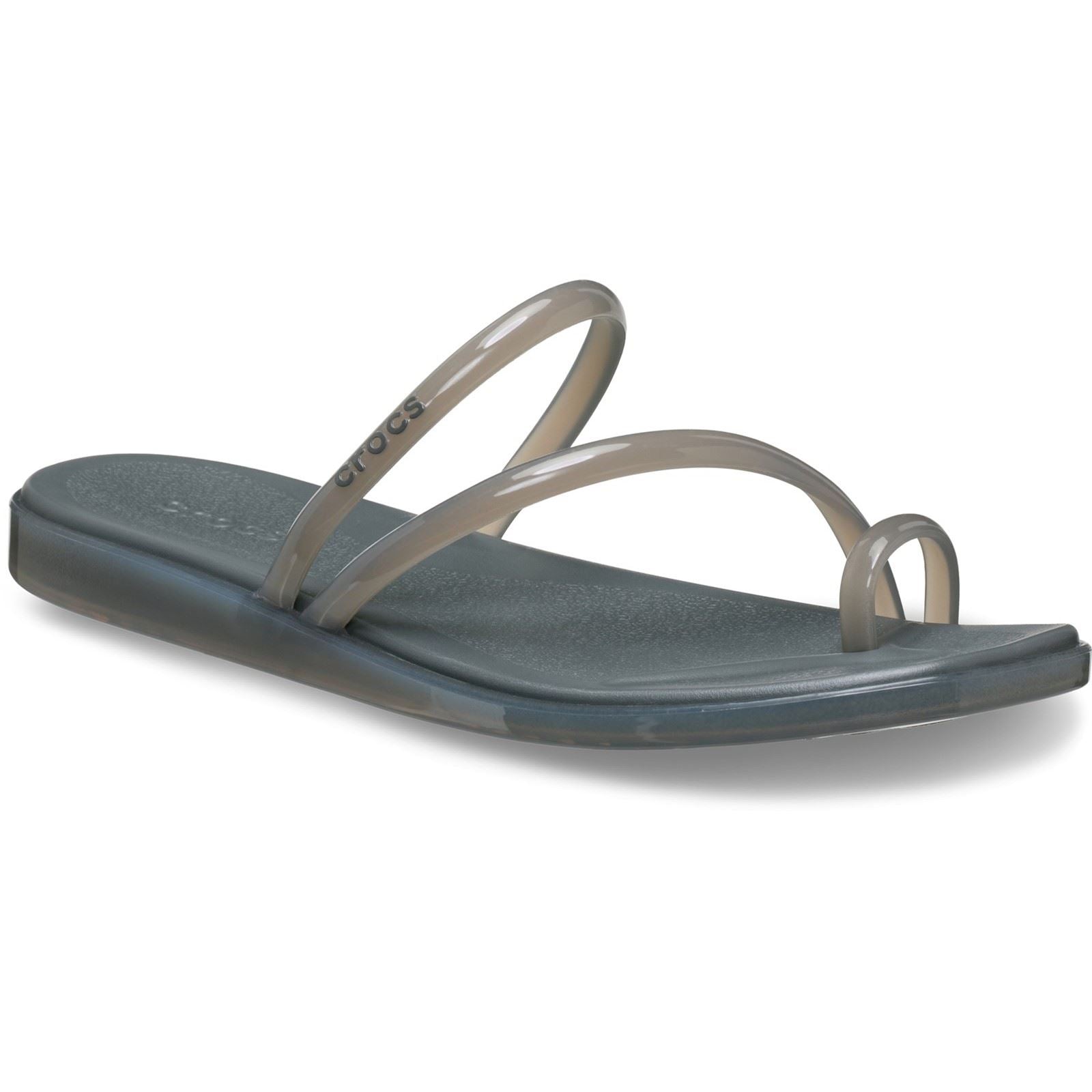 Crocs Miami Jely Toe Loop Eva Damen Carbon Sandalen