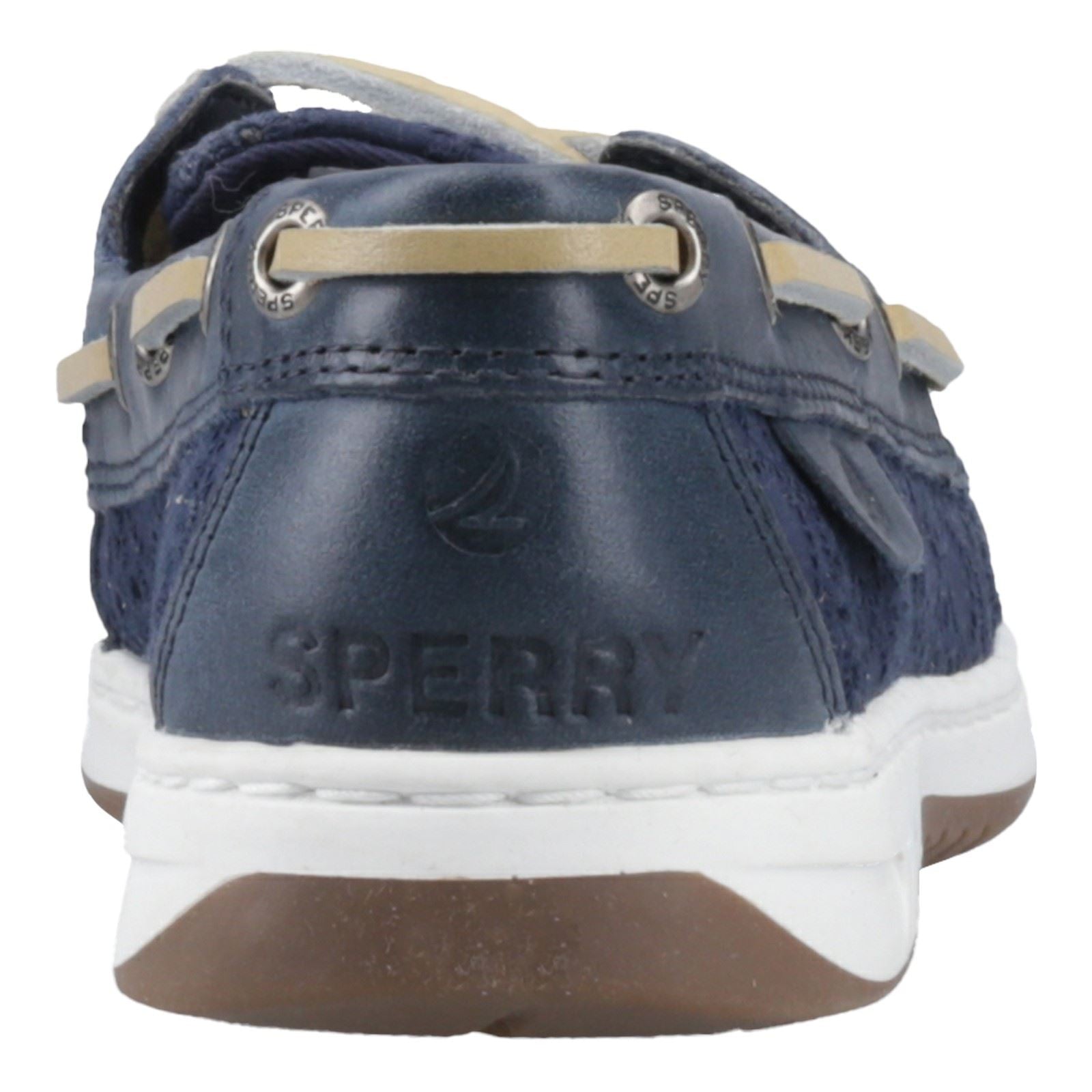 Sperry Angelfish Leder & Baumwollschuhe Für Damen In Marineblau