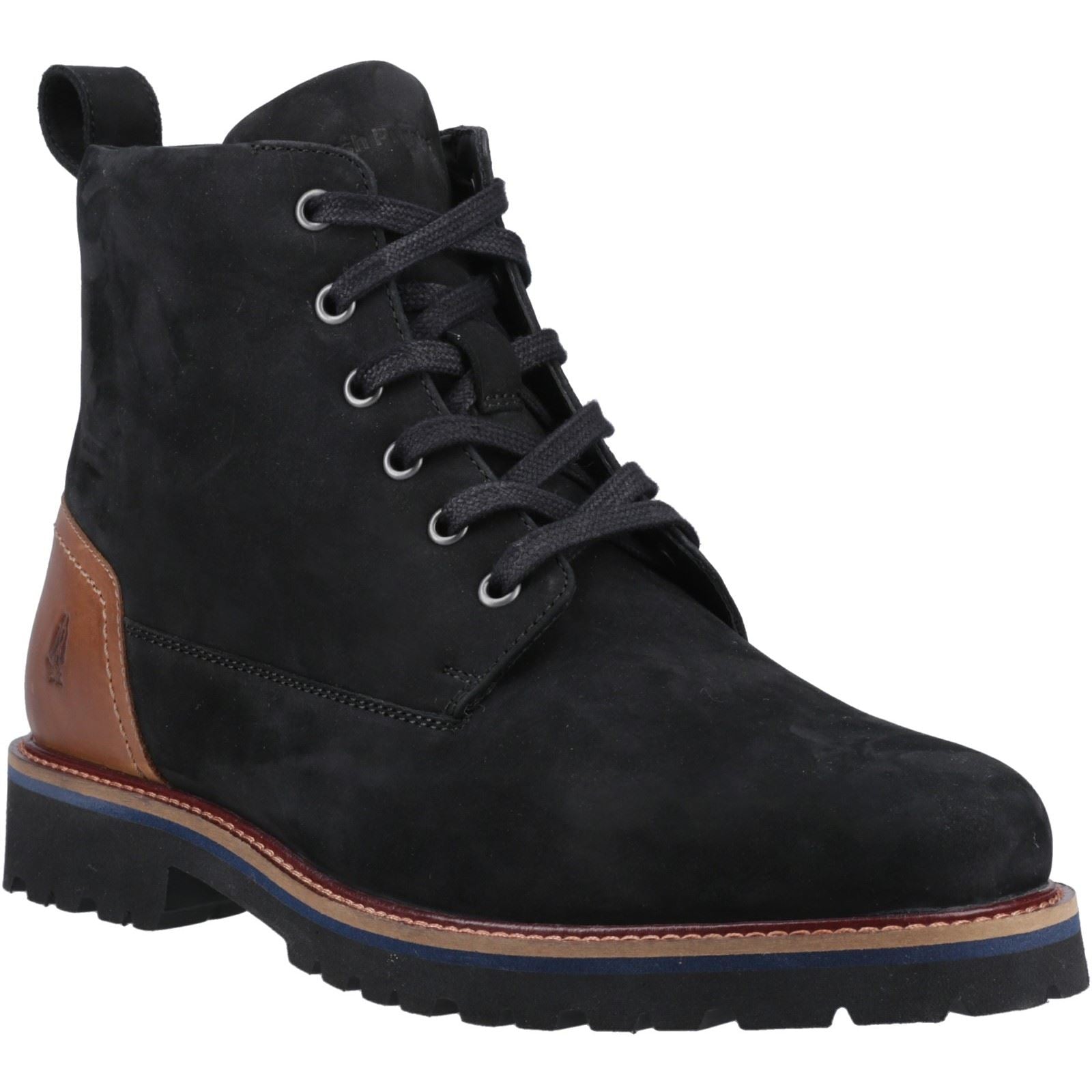 Hush Puppies Maguire Herren Wildlederstiefel in Schwarz