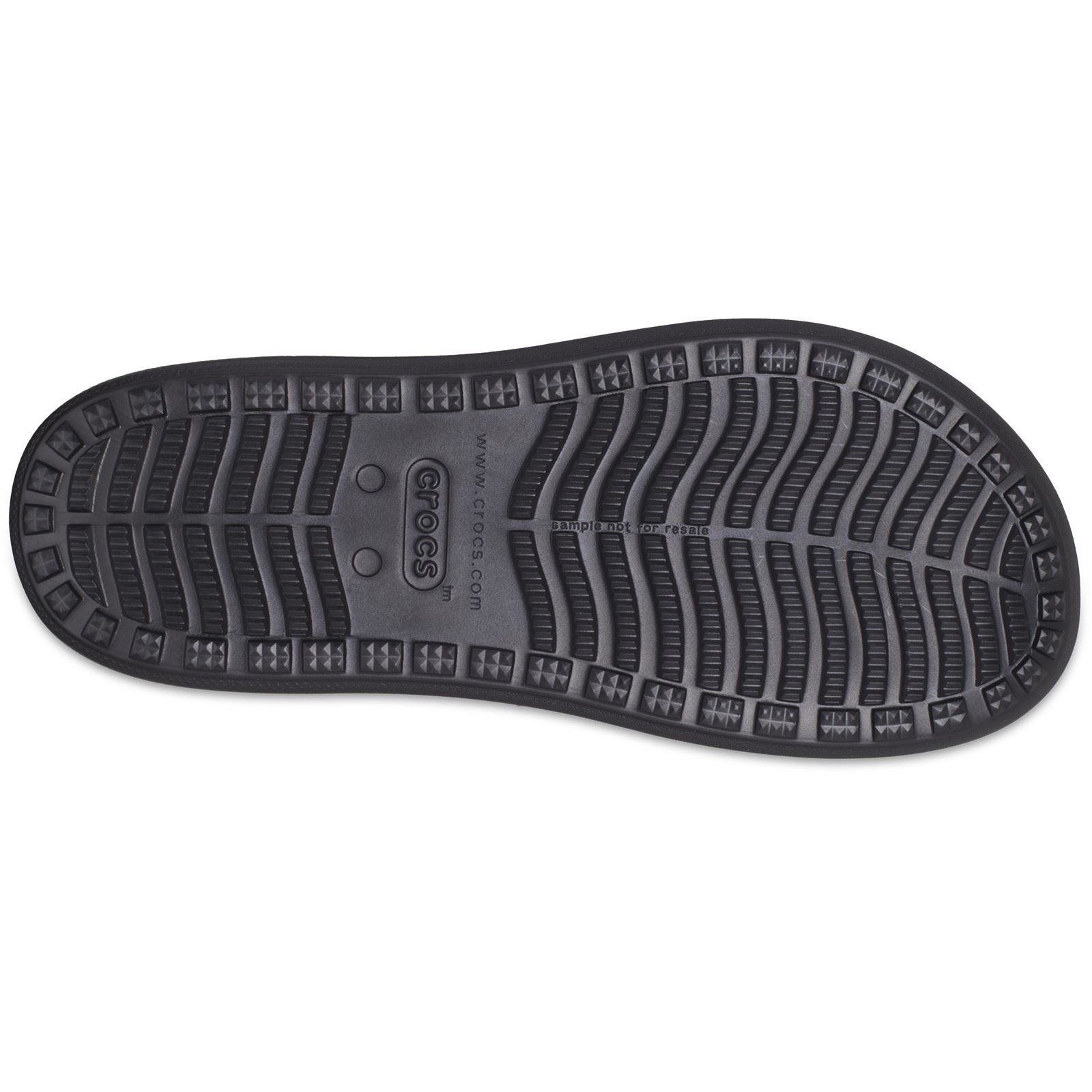 Crocs Yukon Vista II Herren Flip Flops Aus Schwarzem Polyurethan