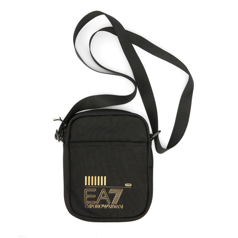 EA7 Train Core Small Herrentasche Aus Schwarzem Polyester