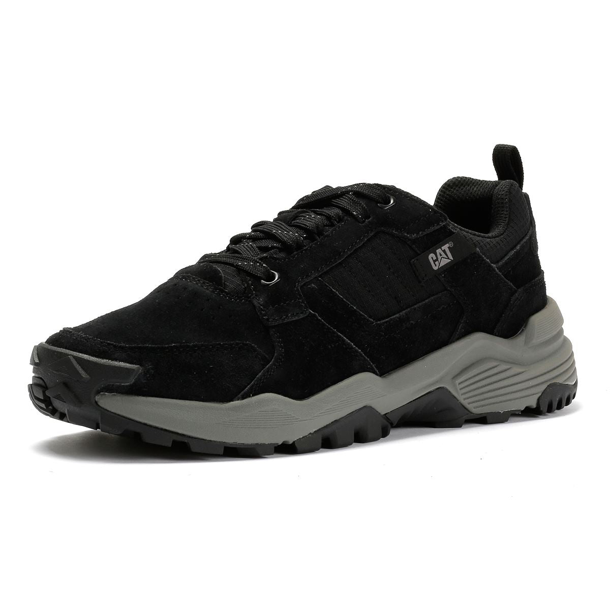 Caterpillar Grapple Wildleder Herren Schwarz Sneakers