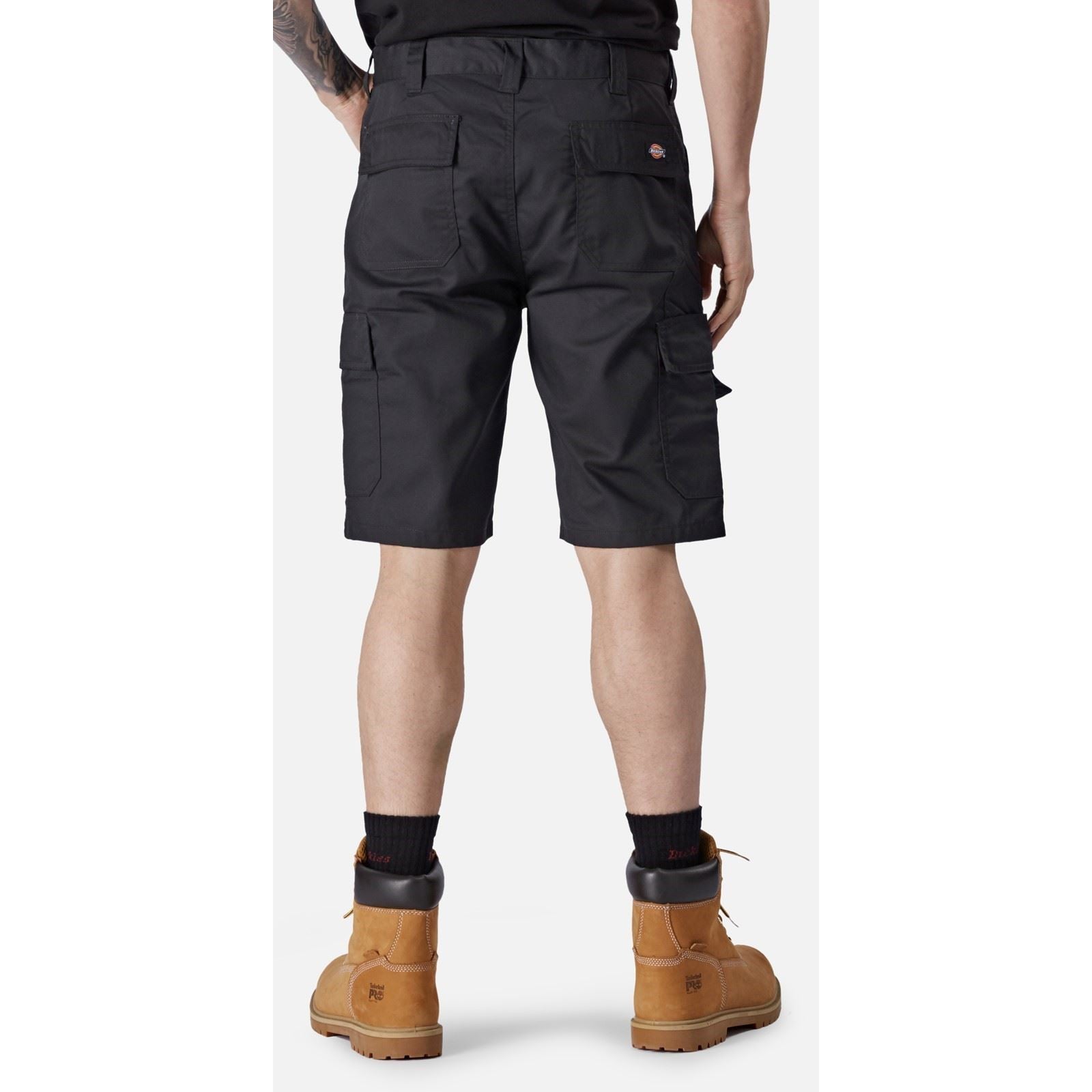 Dickies Everyday Polyester Herren Schwarze Knielange Shorts
