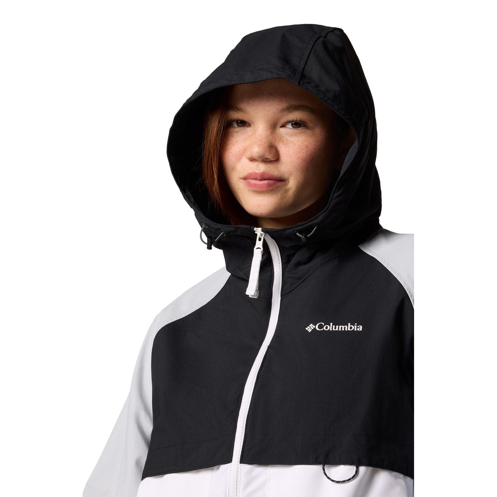 Columbia Spire Valley Damen Weiße Windbreaker-Jacken