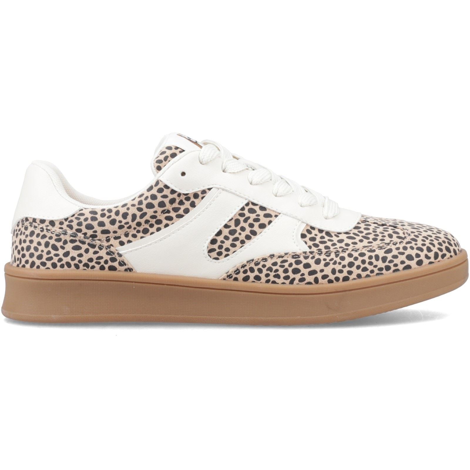 Hush Puppies Maura Textile Textile Damen Geparden Sneakers