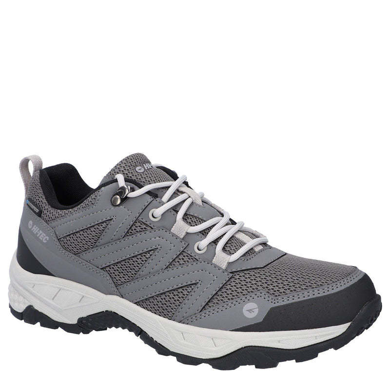 Hi-Tec Saunter WP Polyester Mesh Herren Wanderschuhe In Grau