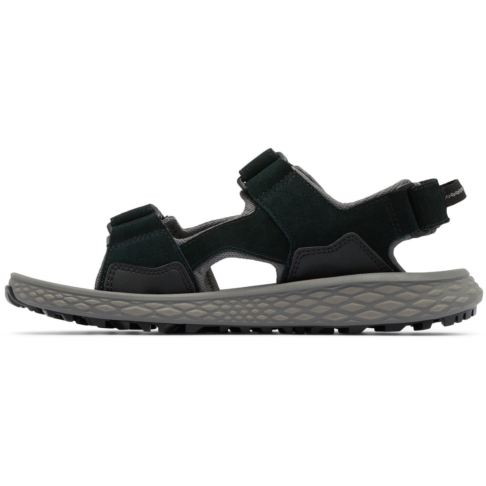 Columbia Konos Hiker 3-Strap Polyester Herren Schwarze Sandalen
