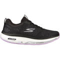 Skechers Go Walk Workout Walker Outpace Polyester Damen Sneaker In Schwarz/Lavendel