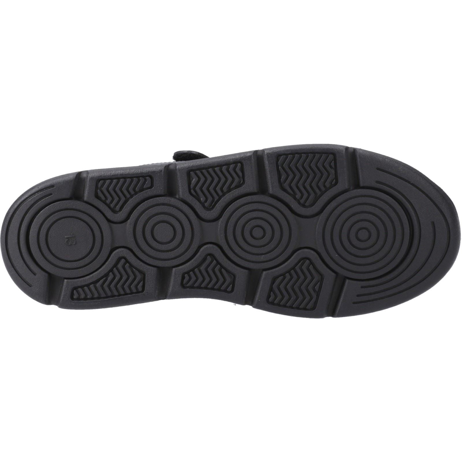 Hush Puppies Alfie Bungee Snr Lederschuhe Für Jungen In Schwarz