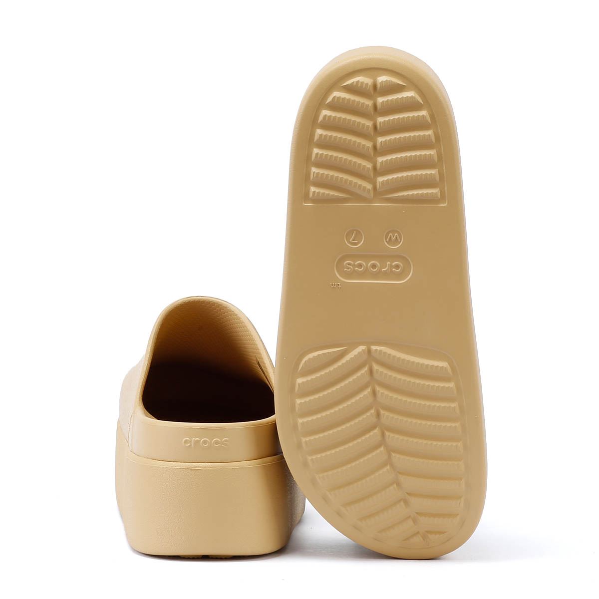 Crocs Dylan Platform Damen Weizen Clogs