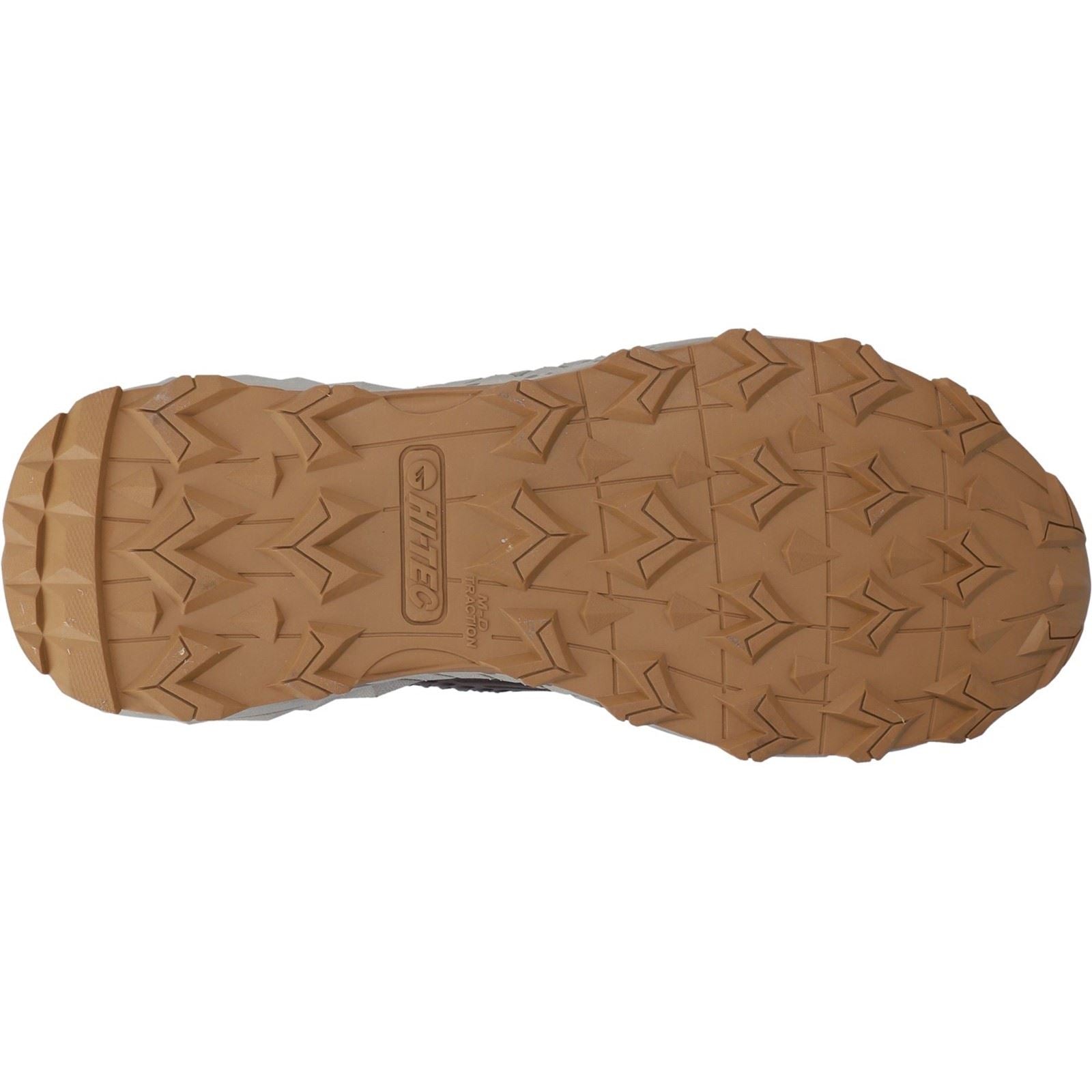Hi-Tec Fuse Trek Mid Polyester Herren Wanderstiefel In Stahl/Anthrazit/Hellgelb
