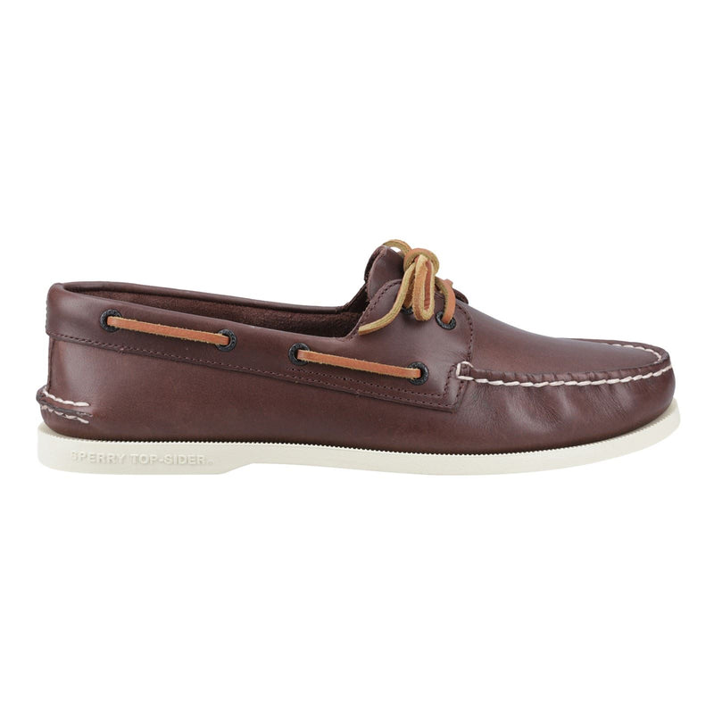 Sperry Authentic 2 Eye Herren Bootsschuhe Aus Braunem Leder
