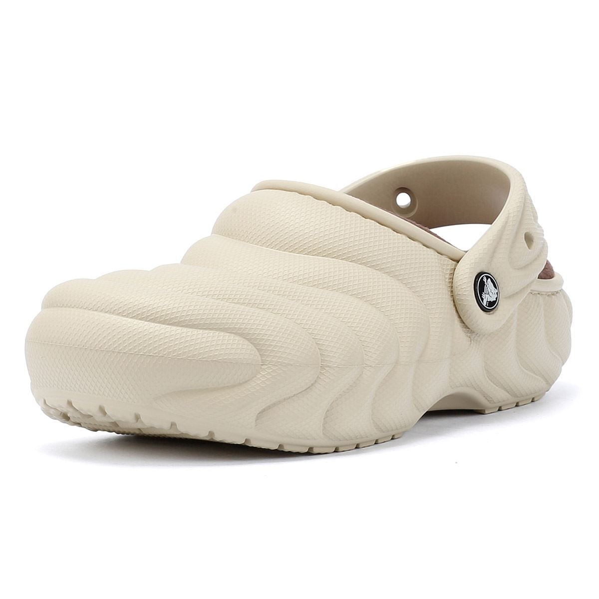 Crocs Classic Lined Overpuff Damen Beige Schuhe