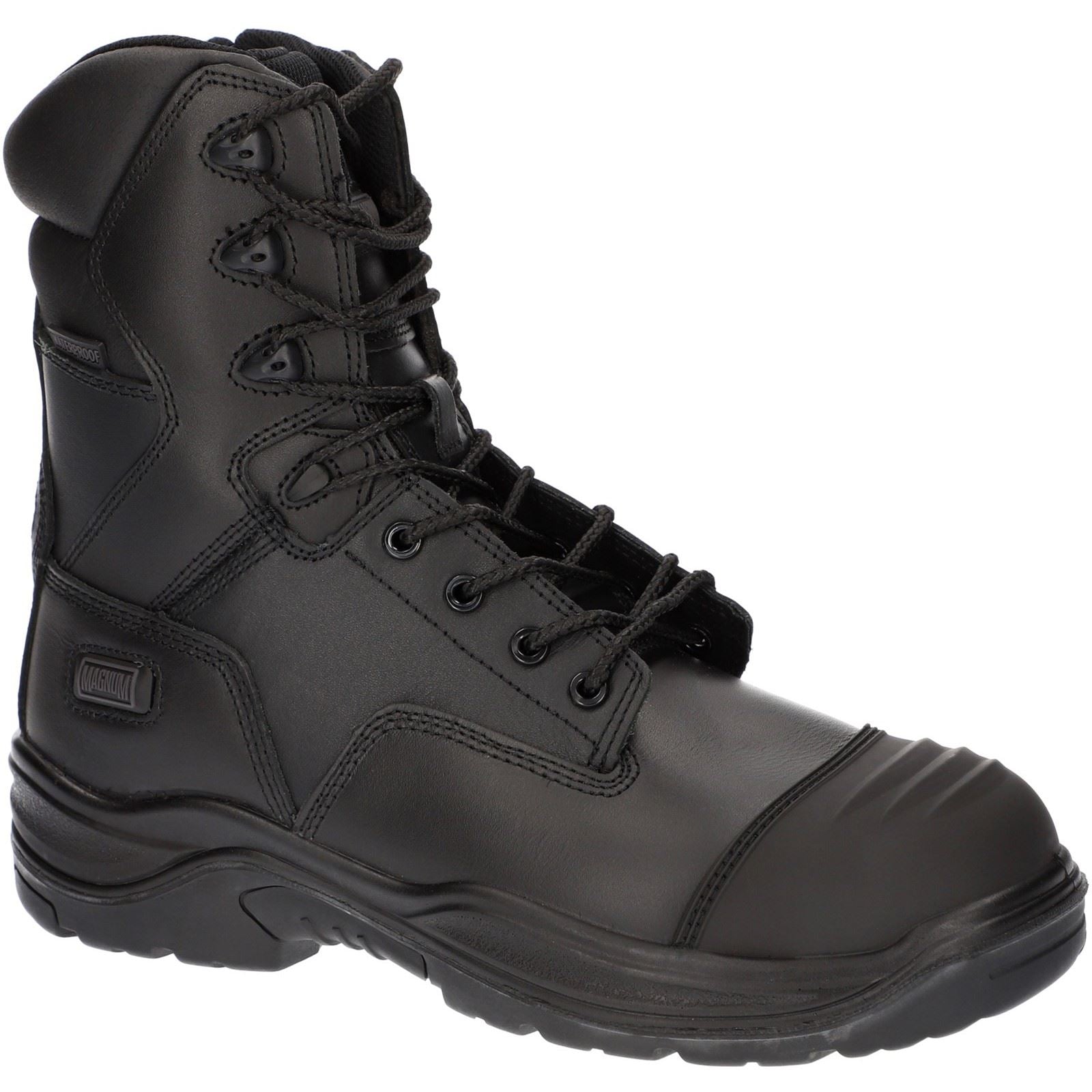Magnum Rigmaster Seitenreißverschluss Leder Schwarz Sicherheitsstiefel