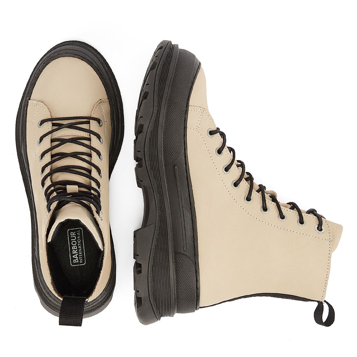 Barbour International Jasmin Damen Stiefel In Beige