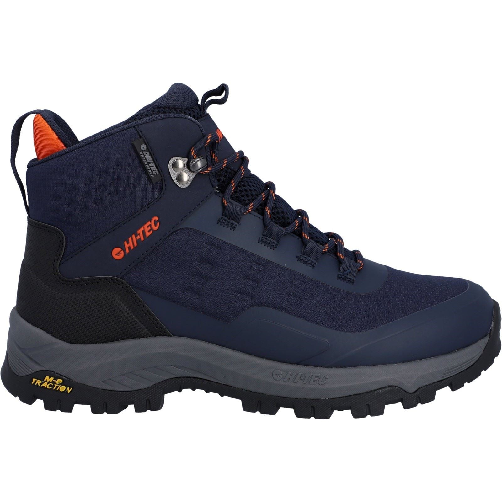 Hi-Tec Storm Expedition Sport Herren Wanderschuhe Aus Polyurethan In Marineblau/Orange