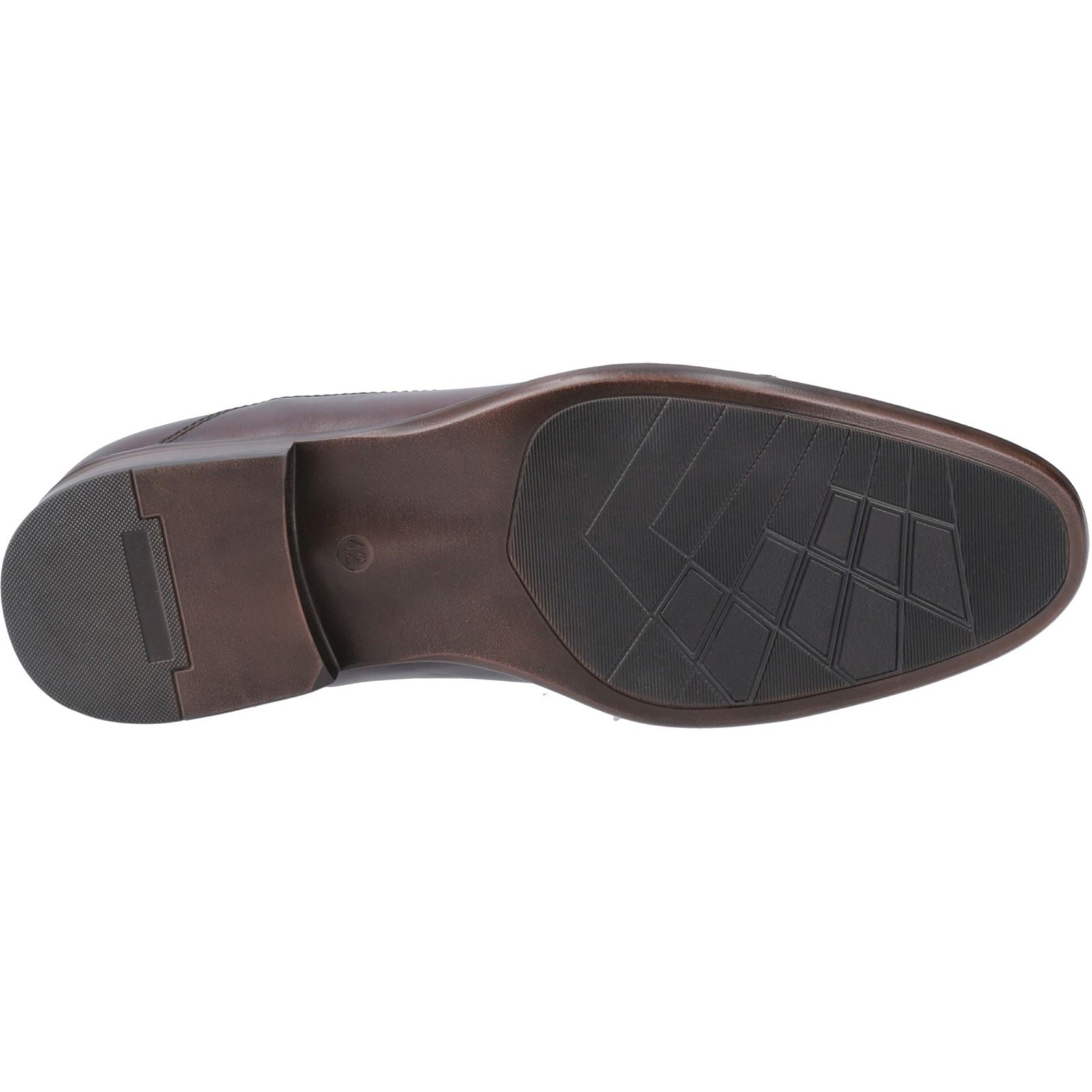 Pod Ralph Leder Herren Kastanienbraune Oxford-Schuhe