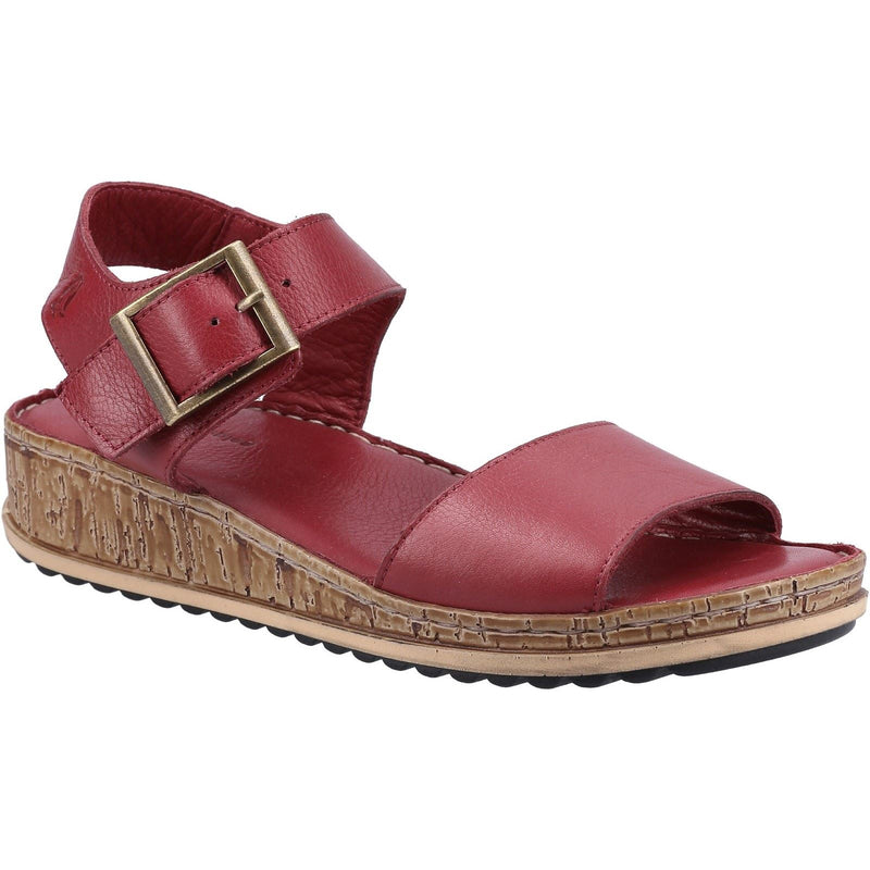 Hush Puppies Ellie Leder Damen Bordeaux Sandalen