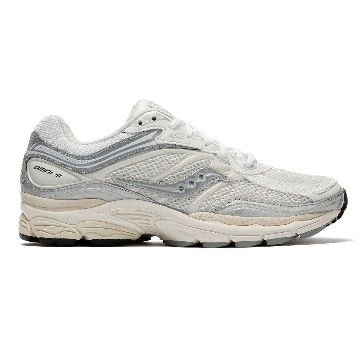 Saucony ProGrid Omni 9 Weiße Sneakers