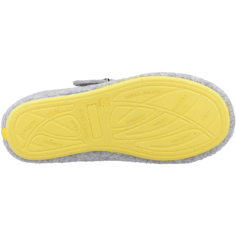 Hush Puppies Good 90% recyceltes RPET-Polyester Damen Hausschuhe in Grau