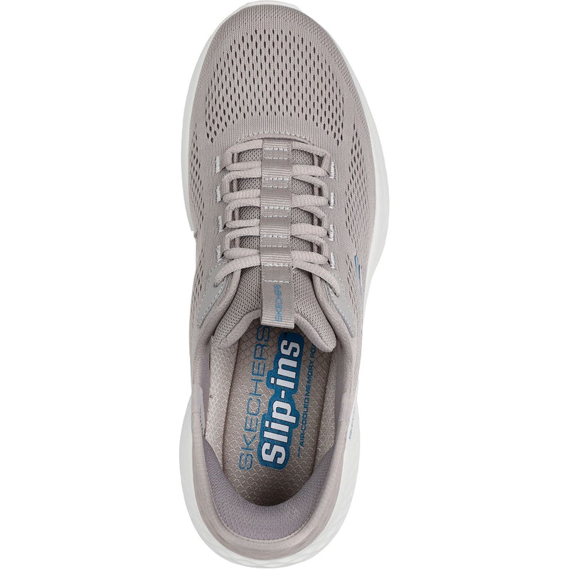Skechers Skech-Lite Pro Primebase Textile Herren Sneaker In Taupe/Braun