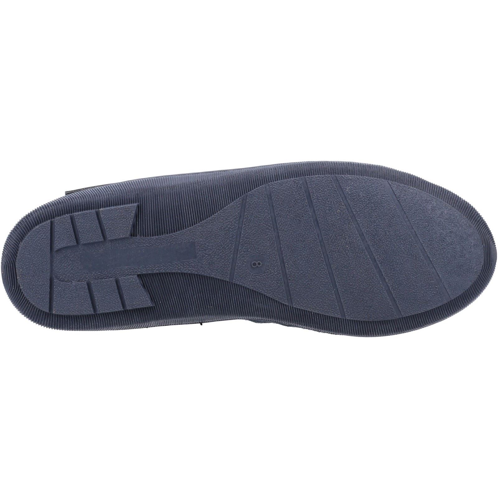 Hush Puppies Ashton Wildleder-Herren-Hausschuhe In Marineblau